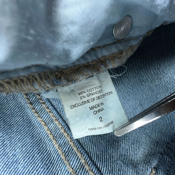 Soho New York Company Curvy Boyfriend Jeans Acid Wash Denim Womens Blue Size 2 - Picture 6 of 11